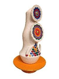 [hq], Handmade Tibetan [peaceful Food Torma], Hand Painted Ritual Item, [custom Order]