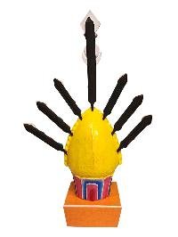 [hq], Handmade Tibetan [jambhala Torma], Hand Painted Ritual Offering, [custom Order]