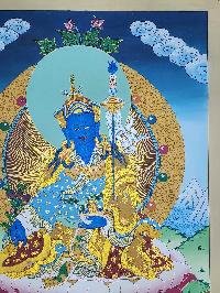 thumb2-Padmasambhava Guru Rinpoche Tibetan Buddhist Thangka Painting With Traditional Art Detailing