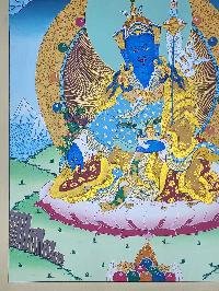 thumb4-Padmasambhava Guru Rinpoche Tibetan Buddhist Thangka Painting With Traditional Art Detailing