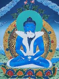 thumb2-Samantabhadra Authentic Tibetan Buddhist Thangka Painting With Symbolic Detailing