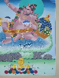 thumb2-Virupa Authentic Tibetan Buddhist Thangka Painting With Traditional Spiritual Art