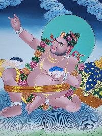 thumb3-Virupa Authentic Tibetan Buddhist Thangka Painting With Traditional Spiritual Art