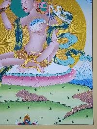 thumb2-Naropa Authentic Tibetan Buddhist Thangka Painting With Sacred Artistic Detailing