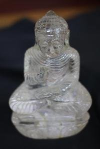 Clear Crystal [amoghasiddhi Buddha] Statue