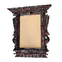 [premium] Traditional Newari Wooden [hand Carved Windows], [design Photo Frame Or Window Decoration], Natural Wood