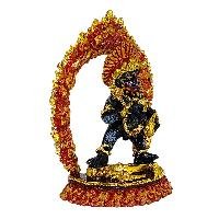 [zzzz] Buddhist Miniature Statue, [partly Gold Plated Finish], [thangka Color Finish]