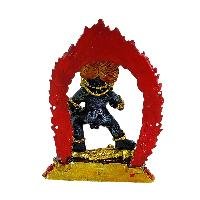 [zzzz] Buddhist Miniature Statue, [partly Gold Plated Finish], [thangka Color Finish]