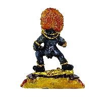 [zzzz] Buddhist Miniature Statue, [partly Gold Plated Finish], [thangka Color Finish]