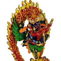[zzzz] Buddhist Miniature Statue, [partly Gold Plated Finish], [thangka Color Finish]