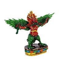[zzzz] Buddhist Miniature Statue, [partly Gold Plated Finish], [thangka Color Finish]
