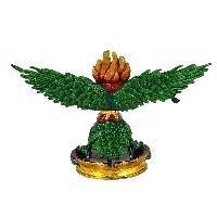 [zzzz] Buddhist Miniature Statue, [partly Gold Plated Finish], [thangka Color Finish]