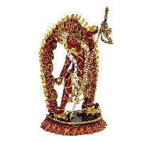 [zzzz] Buddhist Miniature Statue, [partly Gold Plated Finish], [thangka Color Finish]