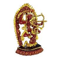 [zzzz] Buddhist Miniature Statue, [partly Gold Plated Finish], [thangka Color Finish]