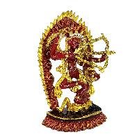 [zzzz] Buddhist Miniature Statue, [partly Gold Plated Finish], [thangka Color Finish]