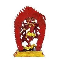 [zzzz] Buddhist Miniature Statue, [partly Gold Plated Finish], [thangka Color Finish]