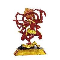 [zzzz] Buddhist Miniature Statue, [partly Gold Plated Finish], [thangka Color Finish]