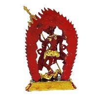 [zzzz] Buddhist Miniature Statue, [partly Gold Plated Finish], [thangka Color Finish]