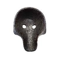 Handmade Wooden Mask, [citipati Mask], Tibetan Style With [traditional Color], [poplar Wood]