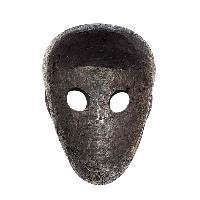 Handmade Wooden Mask, [citipati Mask], Tibetan Style With [traditional Color], [poplar Wood]