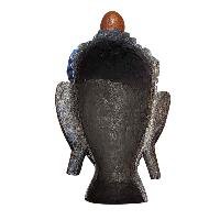 Buddhist Handmade Wooden Mask, [buddha], Tibetan Style With [traditional Color], [poplar Wood]