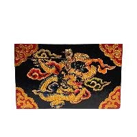Buddhist Wooden Box With [dragon] Design, Tibetan Style With Traditional Color
