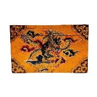 Buddhist Wooden Box With [dragon] Design, Tibetan Style With Traditional Color