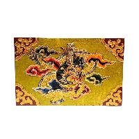 Buddhist Wooden Box With [dragon] Design, Tibetan Style With Traditional Color