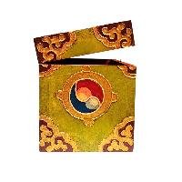Buddhist Wooden Box With [dragon] Design, Tibetan Style With Traditional Color