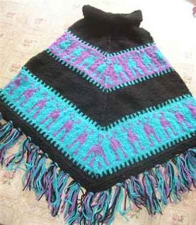 Woolen Poncho-6180