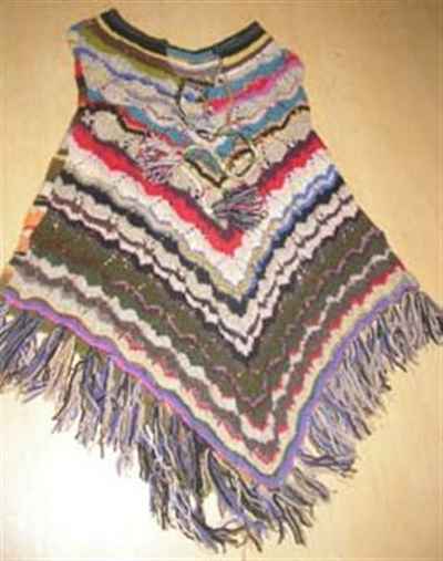 Woolen Poncho-6182
