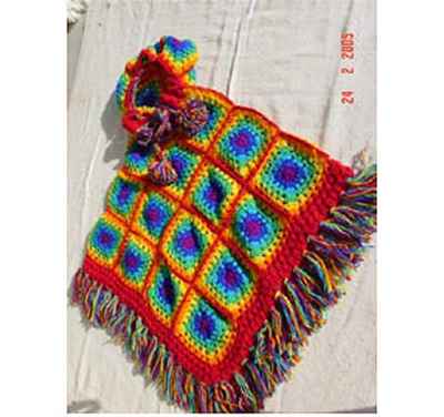 Woolen Poncho-6195