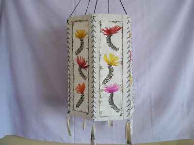 Lokta Paper Lampshade-6595