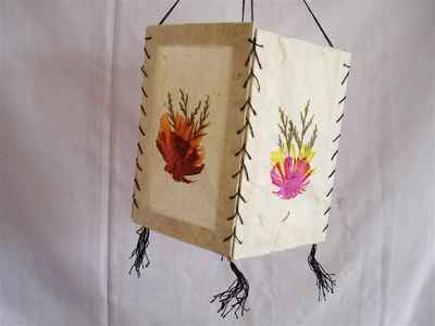 Lokta Paper Lampshade-6607