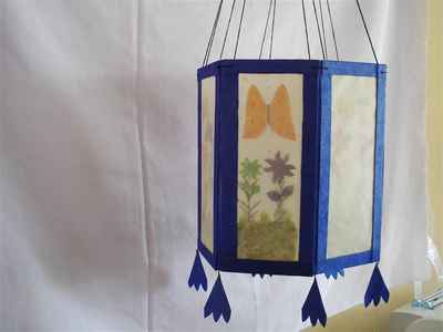 Lokta Paper Lampshade-6609