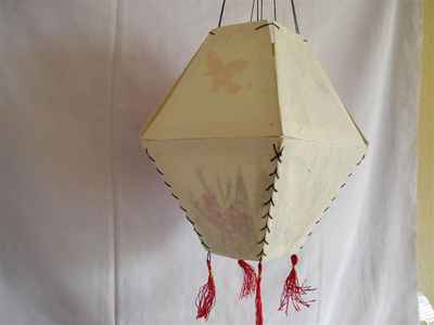 Lokta Paper Lampshade-6620