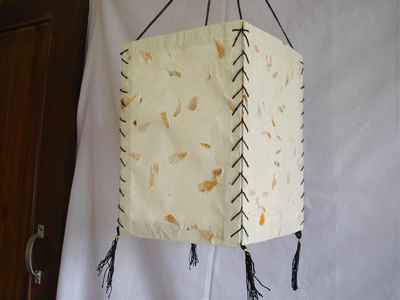 Lokta Paper Lampshade-6628