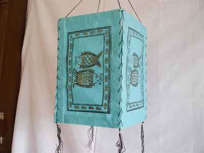 Lokta Paper Lampshade-6631