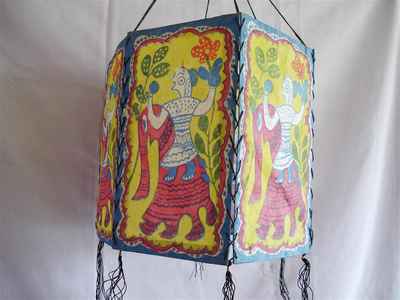 Lokta Paper Lampshade-6636