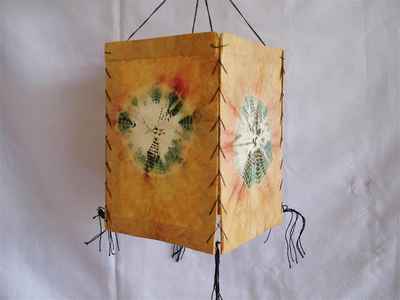 Lokta Paper Lampshade-6637