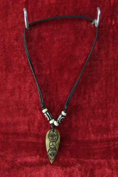 Bone pendant-7154