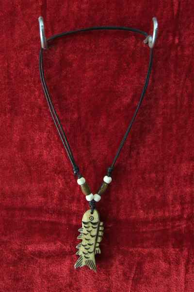 Bone pendant-7164