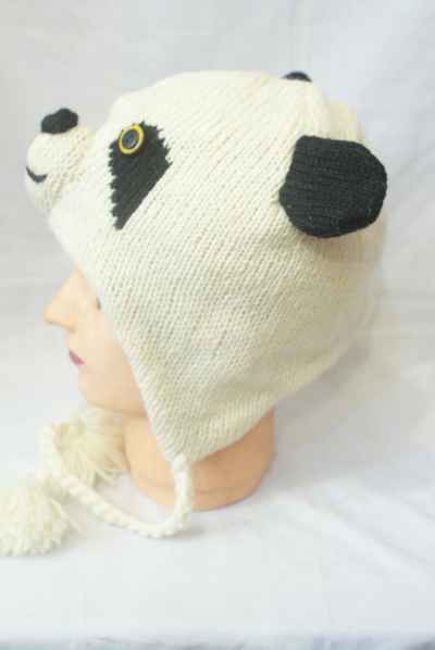 thumb3-Woolen Animal Cap-8626