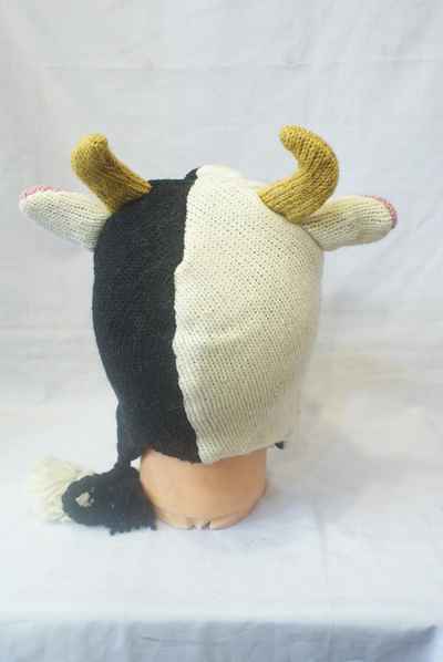 thumb2-Woolen Animal Cap-8630