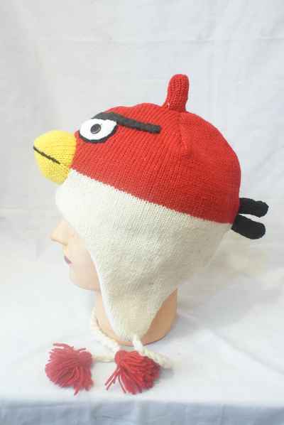 thumb3-Woolen Animal Cap-8634