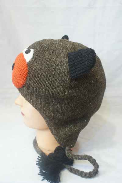 thumb3-Woolen Animal Cap-8635