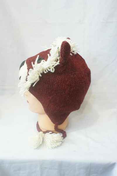 thumb2-Woolen Animal Cap-8636