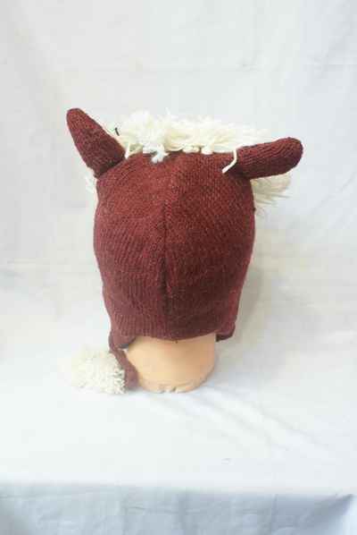 thumb1-Woolen Animal Cap-8636