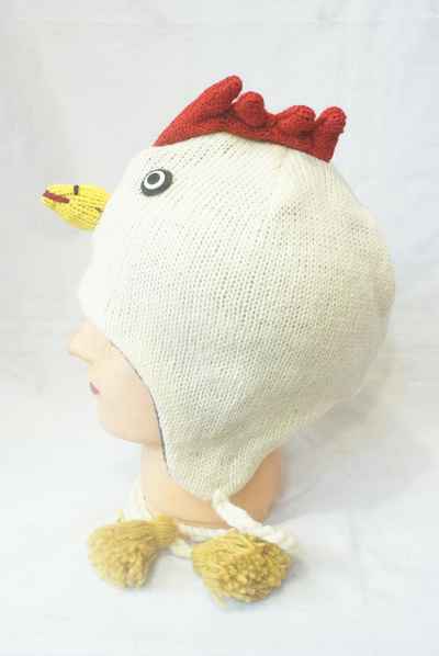 thumb3-Woolen Animal Cap-8637