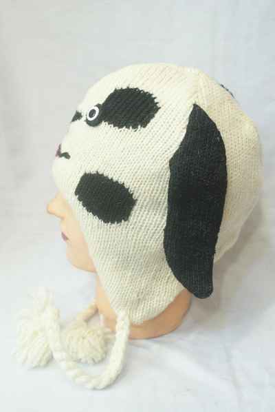 thumb3-Woolen Animal Cap-8641